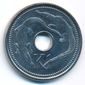 Папуа - Новая Гвинея, 1 кина (2010 г.)