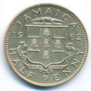 Ямайка, 1/2 пенни (1962 г.)