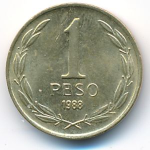 Чили, 1 песо (1988 г.)
