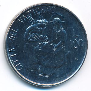 Ватикан, 100 лир (1981 г.)
