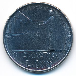 Vatican City, 100 lire, 1978