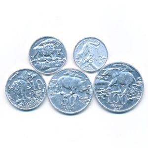 Катанга., Набор монет (2017 г.)