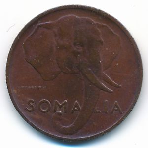 Somalia, 5 centesimi, 1950