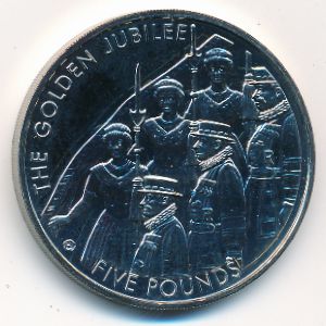 Джерси, 5 фунтов (2002 г.)