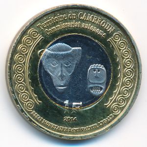 Камерун., 1 франк (2014 г.)