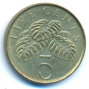 Сингапур, 5 центов (1997 г.)