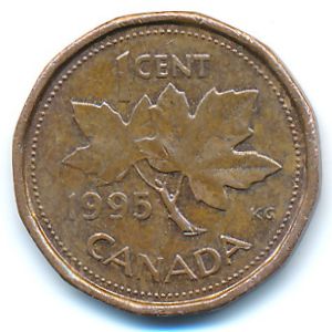 Канада, 1 цент (1995 г.)