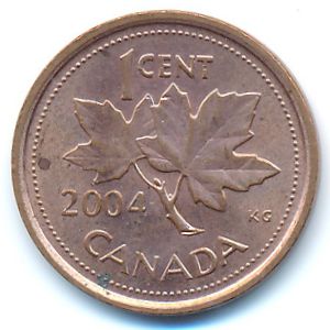 Канада, 1 цент (2004 г.)