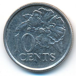 Trinidad & Tobago, 10 cents, 2007