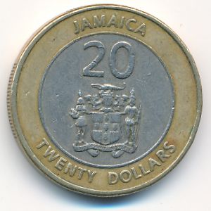 Ямайка, 20 долларов (2000 г.)