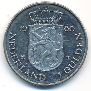 Нидерланды, 1 гульден (1980 г.)