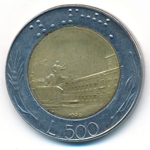 Италия, 500 лир