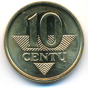 Lithuania, 10 centu, 2009