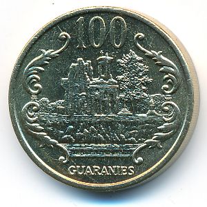 Парагвай, 100 гуарани (1990 г.)
