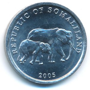Сомалиленд, 5 шиллингов (2005 г.)