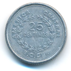 Коста-Рика, 25 сентимо (1986 г.)