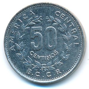 Коста-Рика, 50 сентимо (1984–1990 г.)