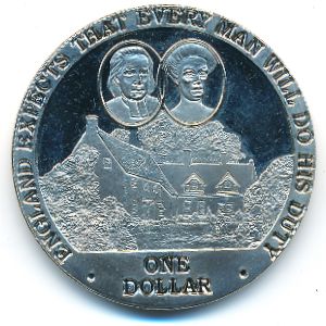 Острова Кука, 1 доллар (2007 г.)