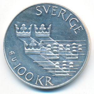 Швеция, 100 крон (1985 г.)