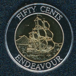 Новая Зеландия, 50 центов (1994 г.)