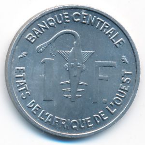 Западная Африка, 1 франк (1963 г.)