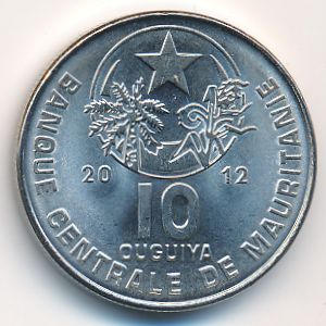 Мавритания, 10 угий (2012 г.)