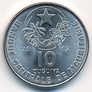 Мавритания, 10 угий (2012 г.)