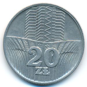 Польша, 20 злотых (1976 г.)