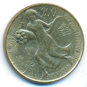 Италия, 200 лир (1981 г.)