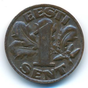 Эстония, 1 сент (1929 г.)