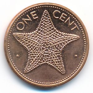 Bahamas, 1 cent, 1992