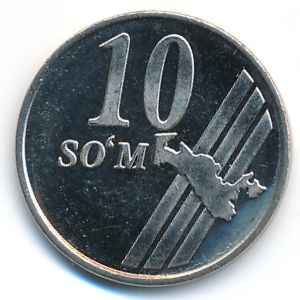 Узбекистан, 10 сум (2001 г.)