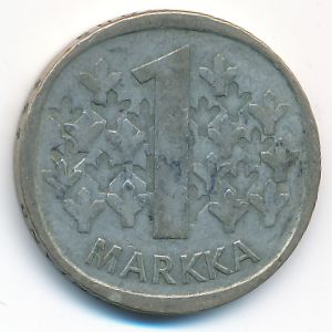 Finland, 1 markka, 1964