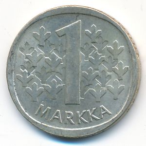 Finland, 1 markka, 1967