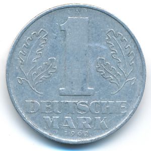 German Democratic Republic, 1 mark, 1962