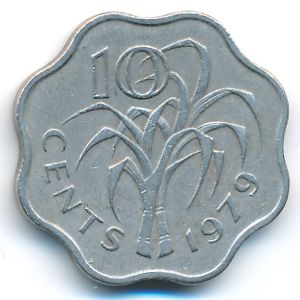 Свазиленд, 10 центов (1979 г.)