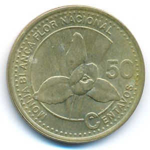 Guatemala, 50 centavos, 1998