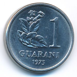 Paraguay, 1 guarani, 1975–1976