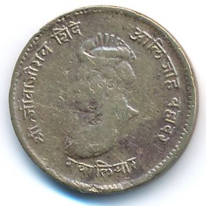 Гвалиор, 1/4 анны (1942 г.)