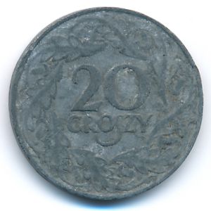 Польша, 20 грошей (1923 г.)