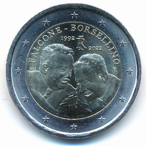 Italy, 2 euro, 2022
