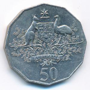 Австралия, 50 центов (2001 г.)