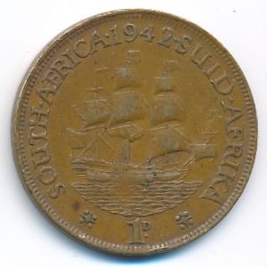 ЮАР, 1 пенни (1942 г.)