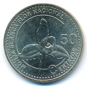 Guatemala, 50 centavos, 2007