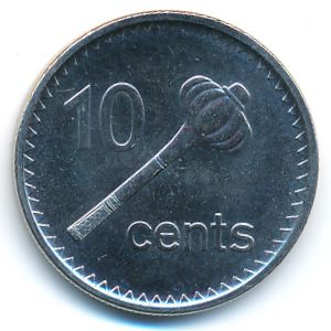 Фиджи, 10 центов (2009 г.)