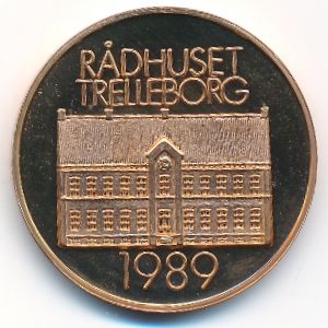 Sweden., 20 крон, 1989