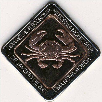 Кабинда., 4 реала (2009 г.)