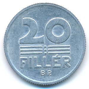 Венгрия, 20 филлеров (1983 г.)