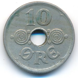 Denmark, 10 ore, 1941