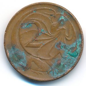 Австралия, 2 цента (1982 г.)
